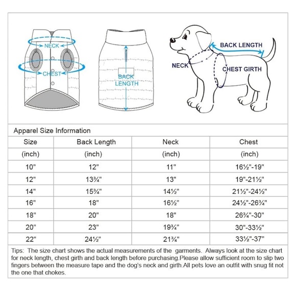 Blueberry Pet Windproof Waterproof Red Dog Coat 20” - Picture 6 of 6